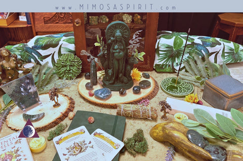 Creating an Earth Element Altar for Grounding, Growth & Connection 🌿