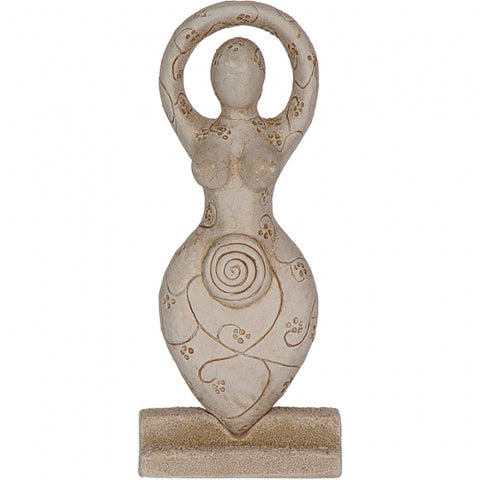 Lotus Goddess Gypsum Statue