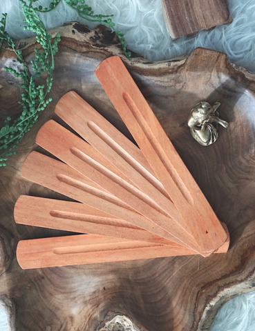 Wooden Incense Storage Box & Burner
