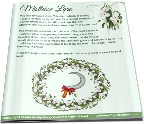 [FREE DOWNLOAD] Printable Yule & Solstice Altar Cards (or Gift Tags!)