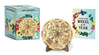 Mini Wooden Wheel Of The Year Plaque & Ritual Guidebook