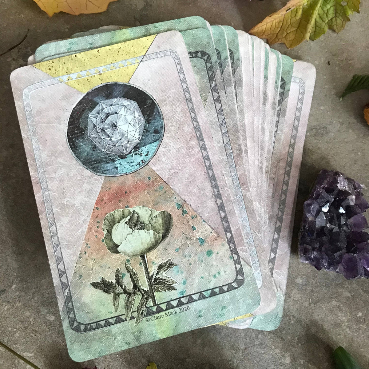 The Faceted Garden Oracle by Claire Mack