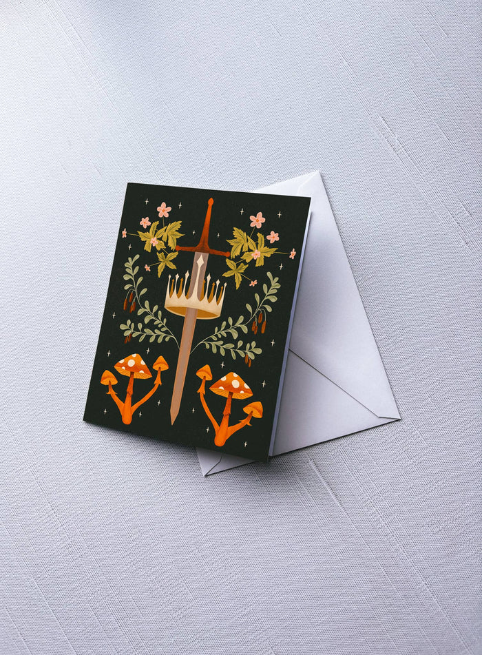 Crown & Spores Greeting Card