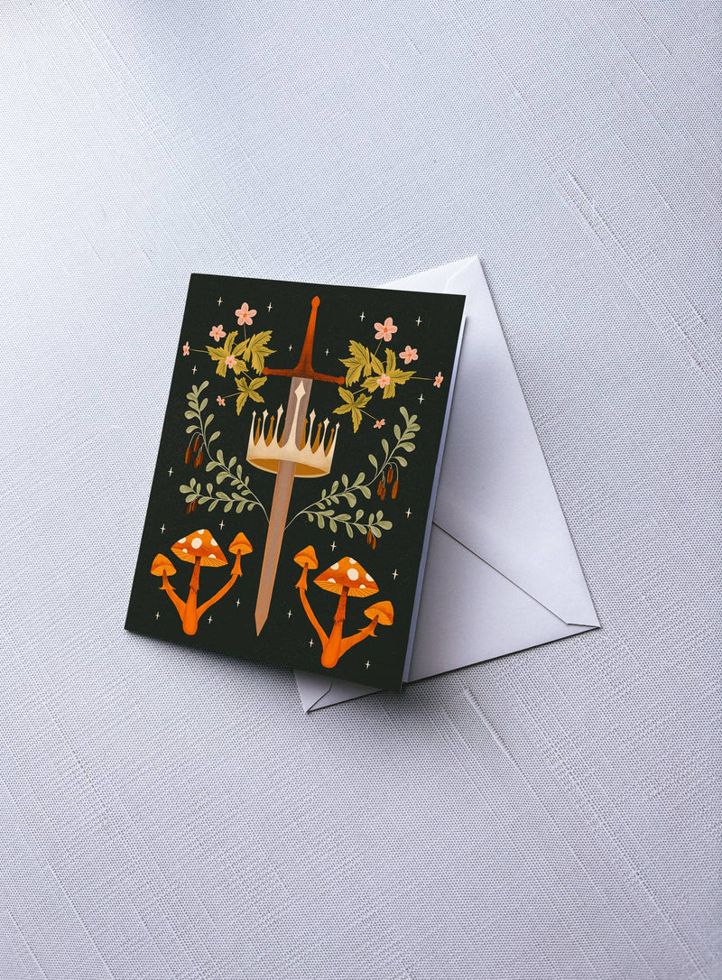 Crown & Spores Greeting Card