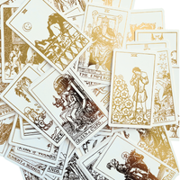 White Gold Rider Waite Tarot Deck