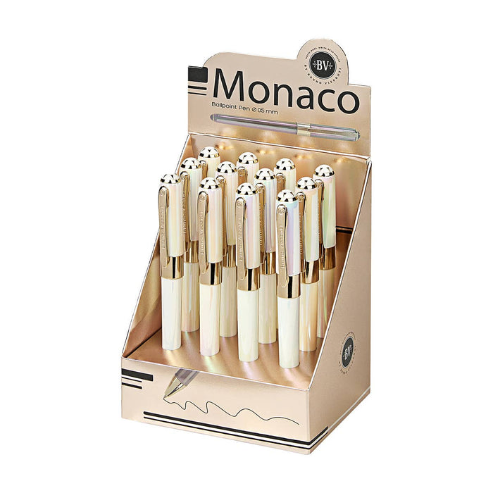 Pearlescent White Monaco Fine Point Soft Touch Pen, 0.5mm
