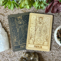 Freyja Deity Card | Altar Decor | Wall Art Shelf Leaner