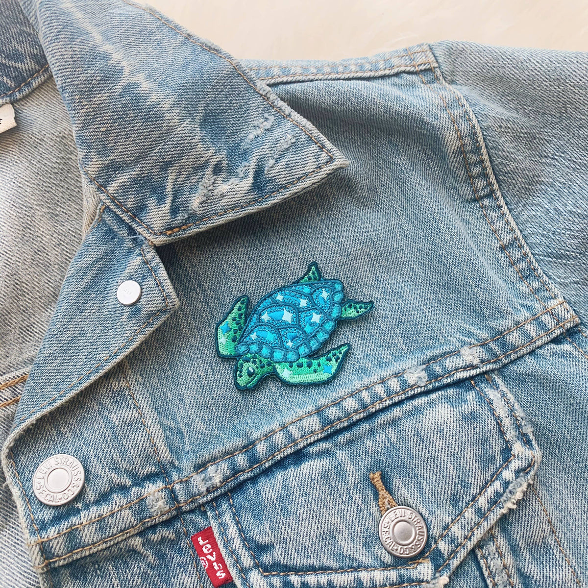 Sea Turtle Embroidered Patch