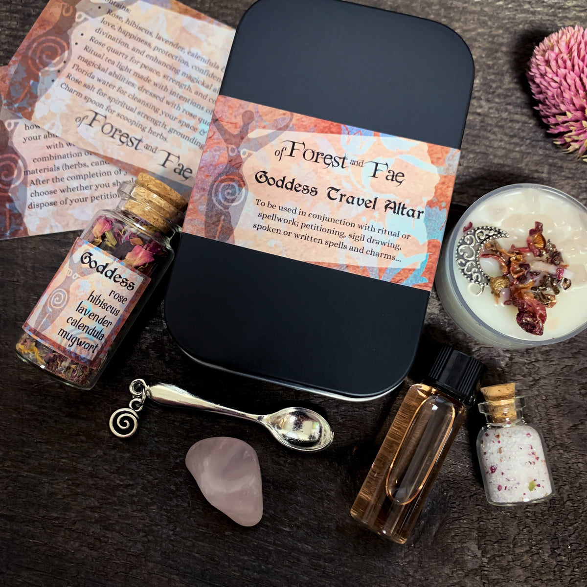 Goddess Travel Altar: Portable Ritual Kit for Divine Energy
