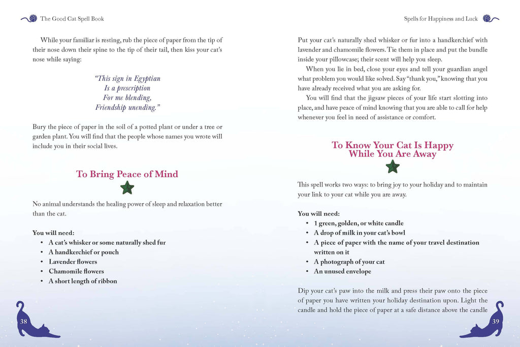 Good Cat Spell Book by Gillian Kemp