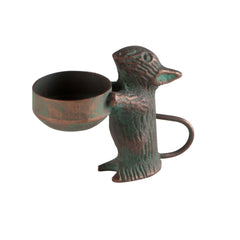 Cast Iron Garden Mouse Tealight Candle Holder