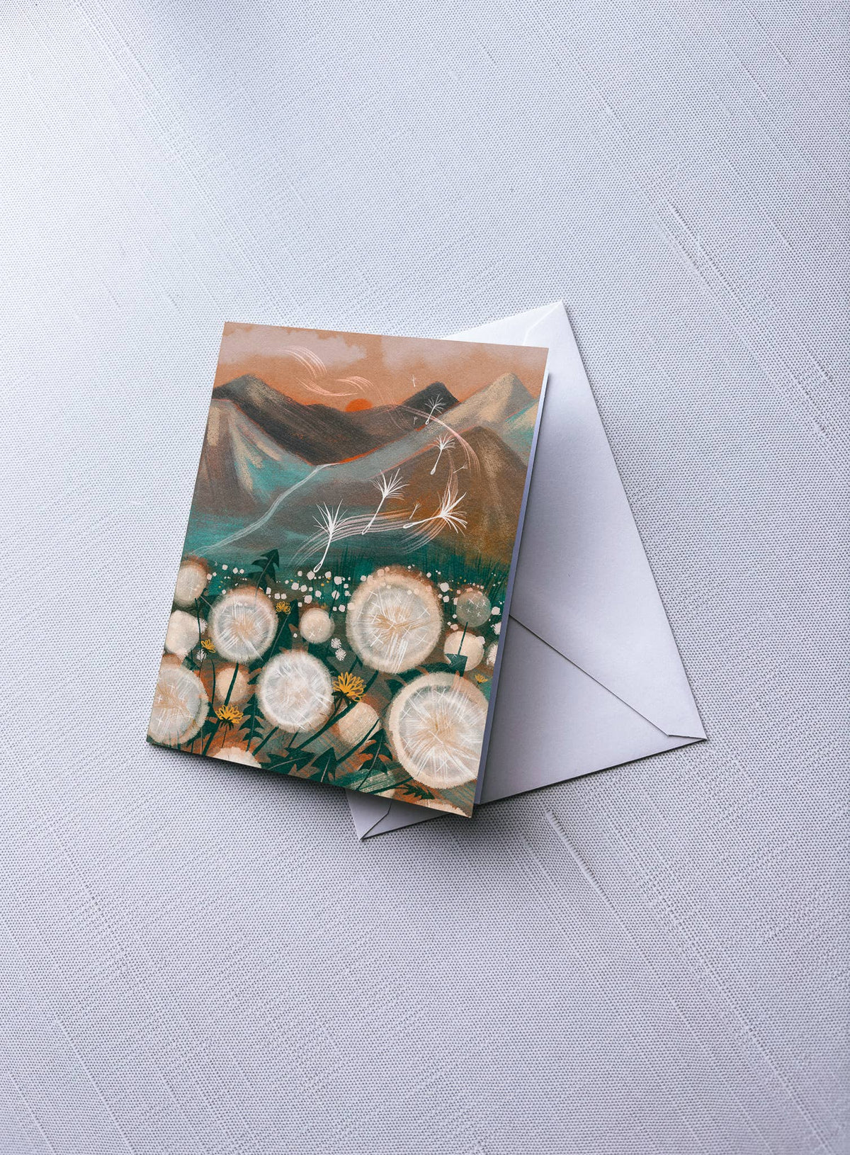 Dandelion Seeds Greeting Card
