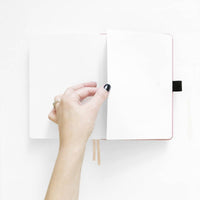 Storybook in Plum Dot Grid Pocket Journal