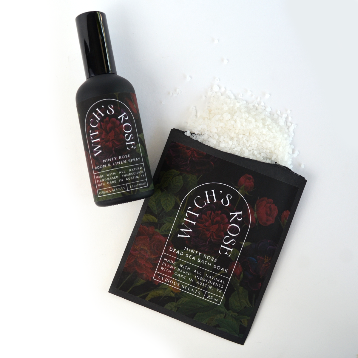 Witch's Rose Mint & Floral Bath Salt Soak