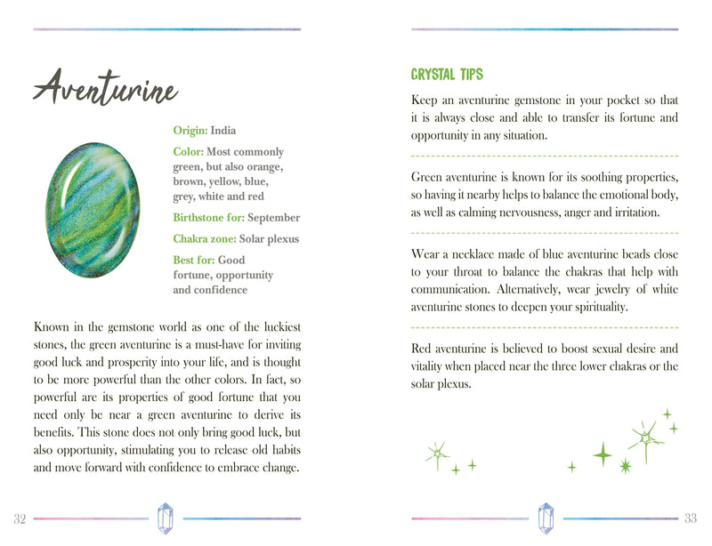 Little Book of Crystals by Astrid Carvel