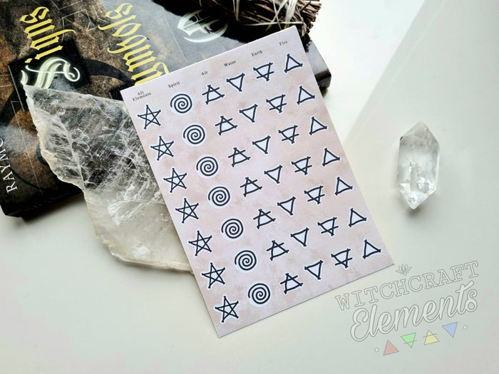 The Elements Reference Sticker Sheet