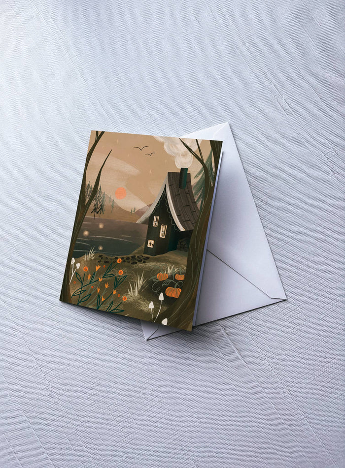 Witch’s Cabin Greeting Card