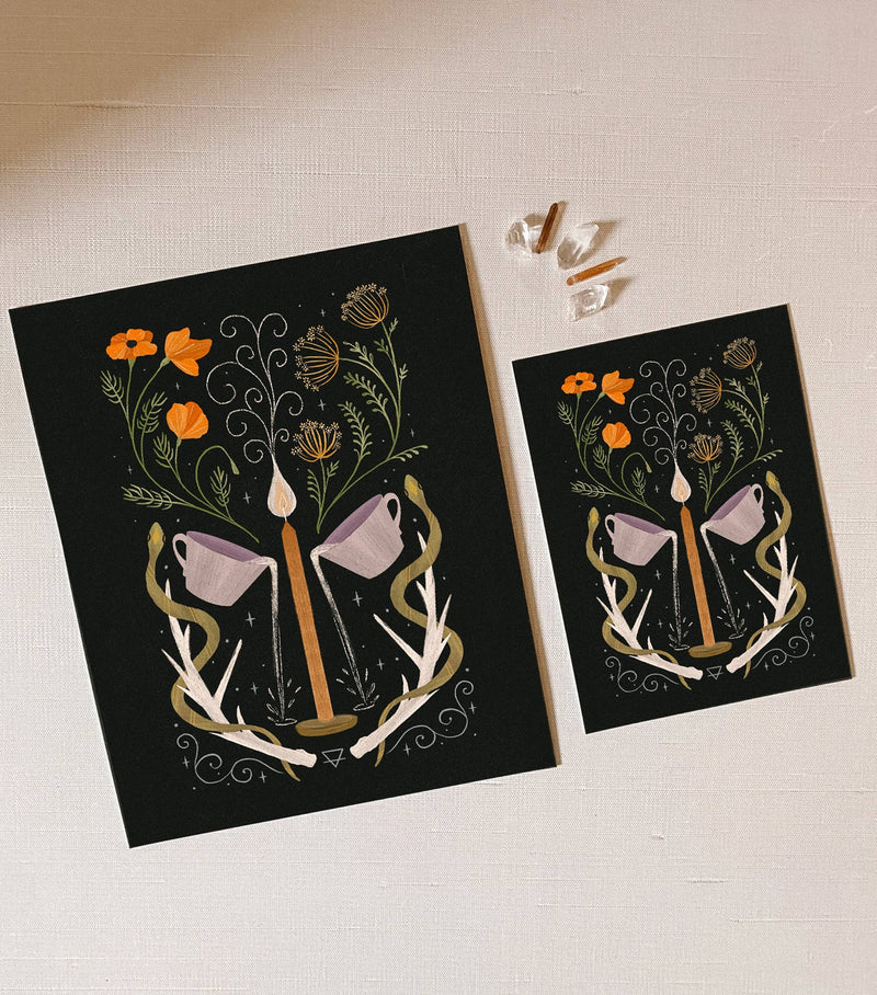 Earth Ritual Postcard Print