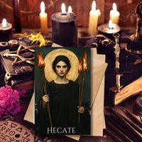 Dark Goddess Greeting Cards