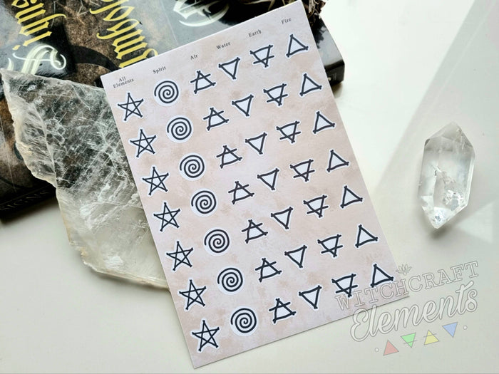 The Elements Reference Sticker Sheet