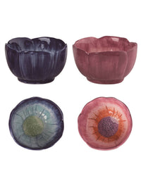 Floral Ceramic Ramekins - Various Colors