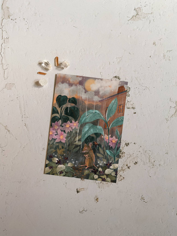Gentle Rain Art Print