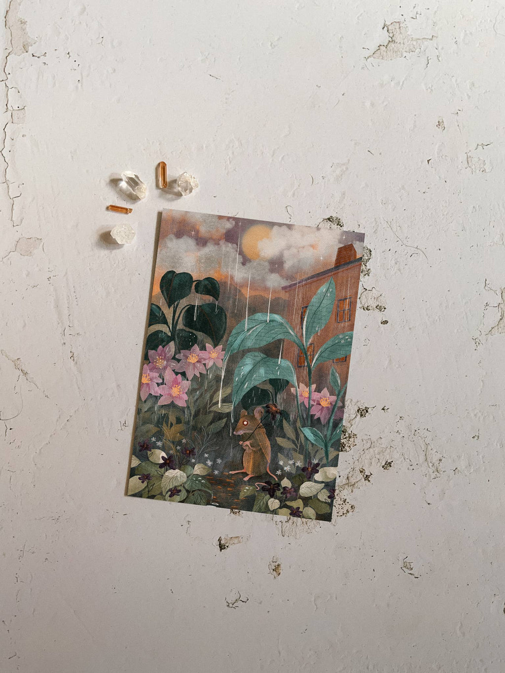 Gentle Rain Art Print