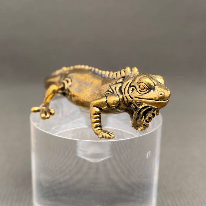 Brass Iguana Decoration