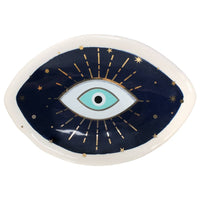 Evil Eye Protective Ceramic Trinket Dish