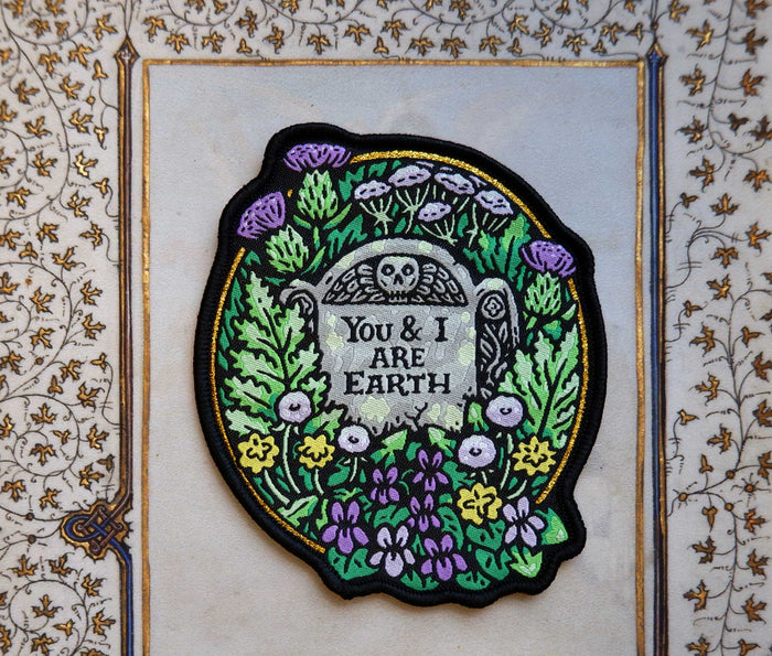 You and I Are Earth Embroidered Patch