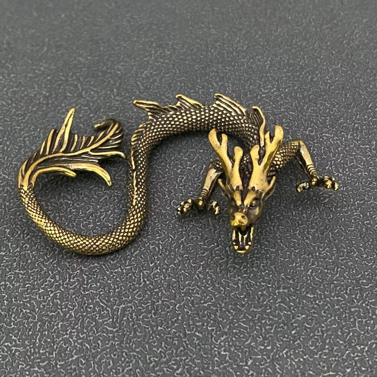 Brass Chinese Dragon Decoration