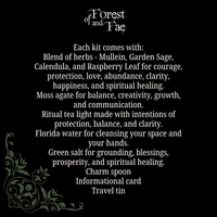 Green Witch Travel Altar: Portable Ritual Kit for Earth Blessings
