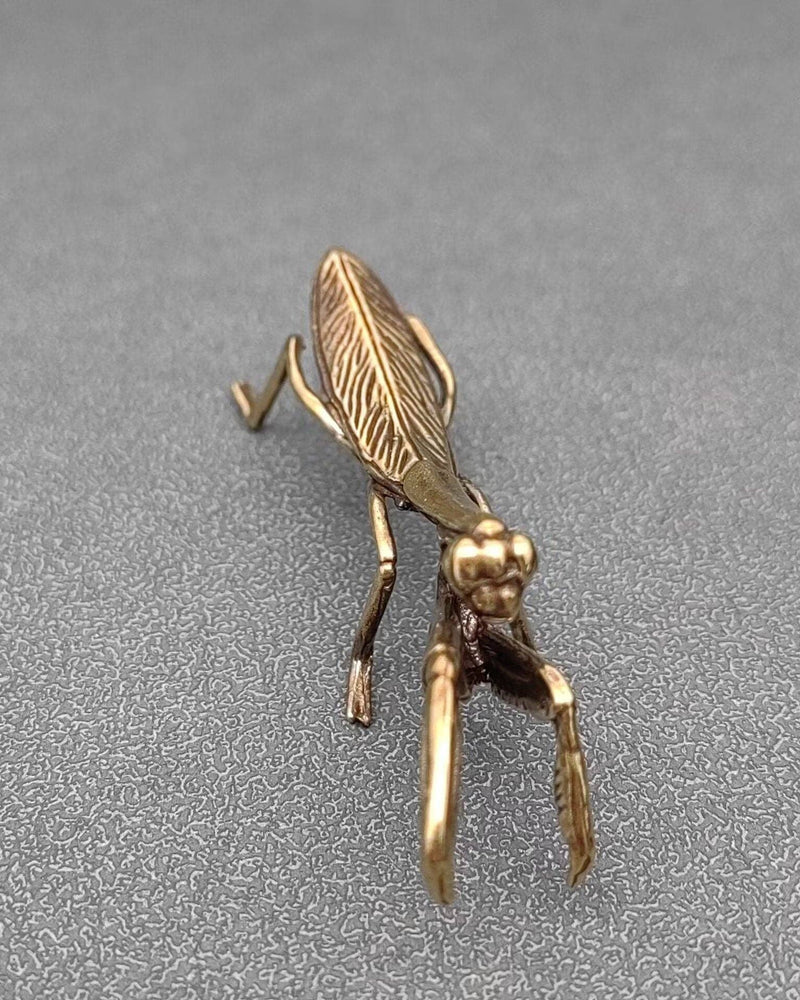 Brass Mantis Decoration