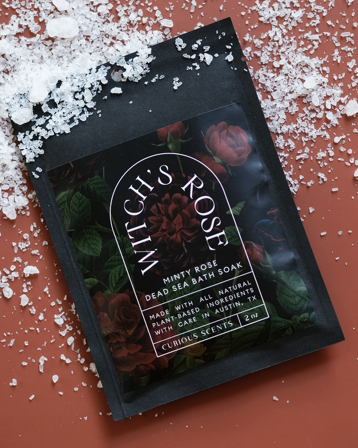 Witch's Rose Mint & Floral Bath Salt Soak