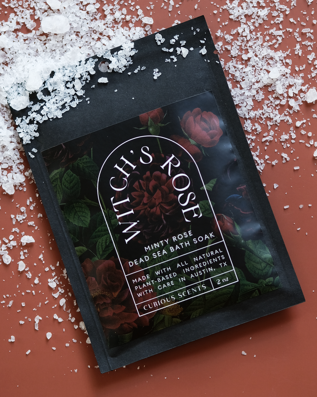 Witch's Rose Mint & Floral Bath Salt Soak