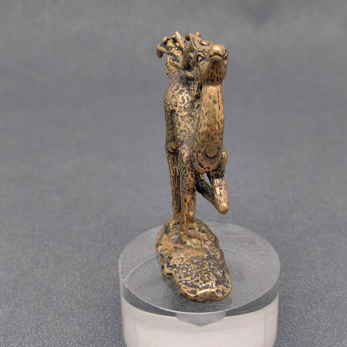 Brass Stag Figurine