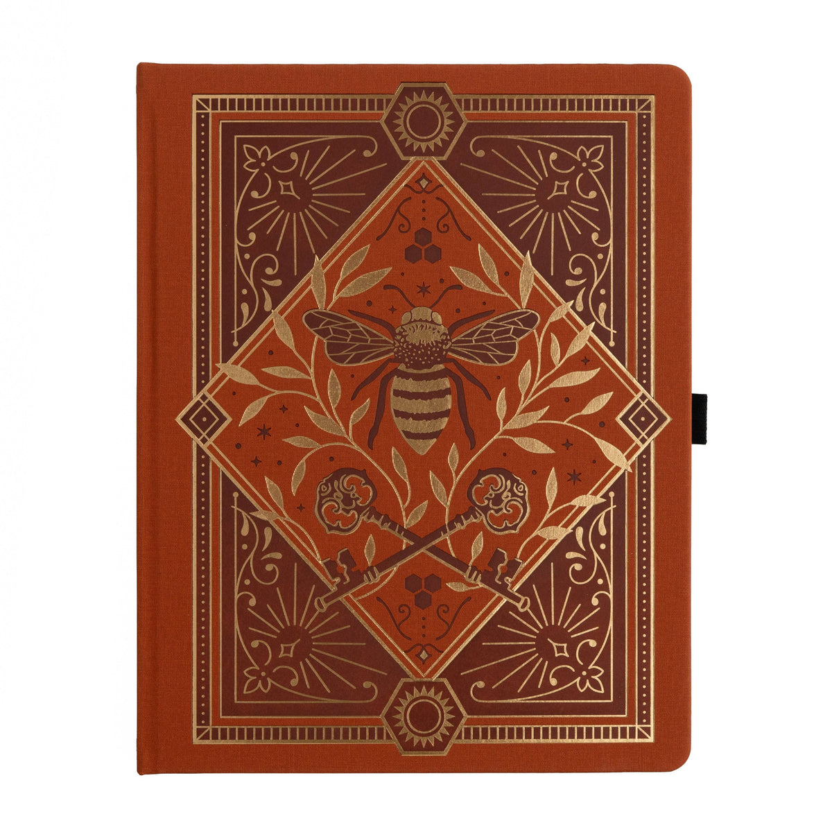 Keeper of the Bees in Rust Dot Grid Pocket Journal