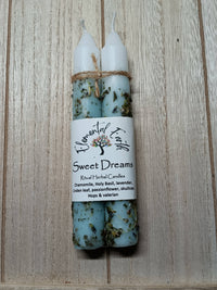 Sweet Dreams Herbal Ritual Candles | Rest, Peace & Dreamwork