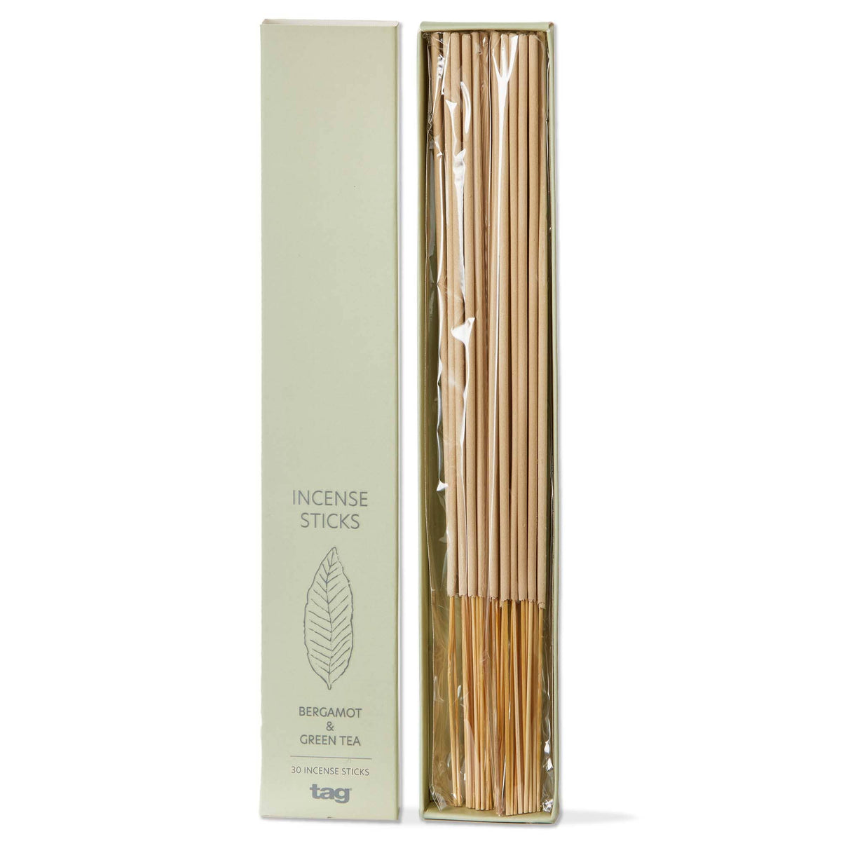 Bergamot Green Tea Incense Sticks - Set of 30 Sticks