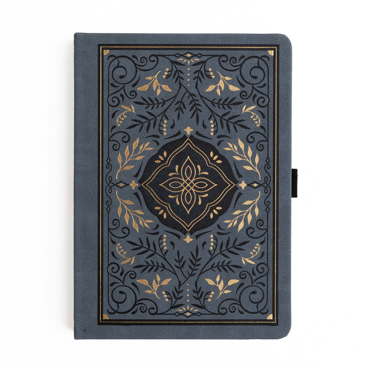 Storybook in Navy Dot Grid Pocket Journal