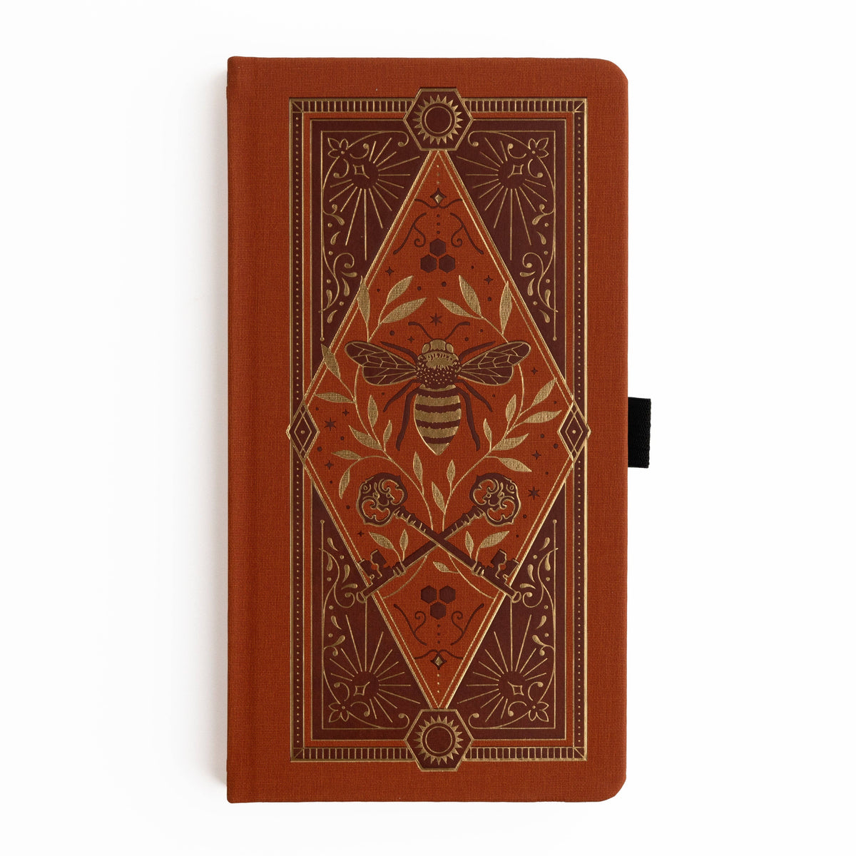 Keeper of the Bees in Rust Dot Grid Pocket Journal