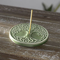 Tree of Life Ceramic Incense Burner