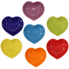 Heart Trinket Dishes - Various Colors