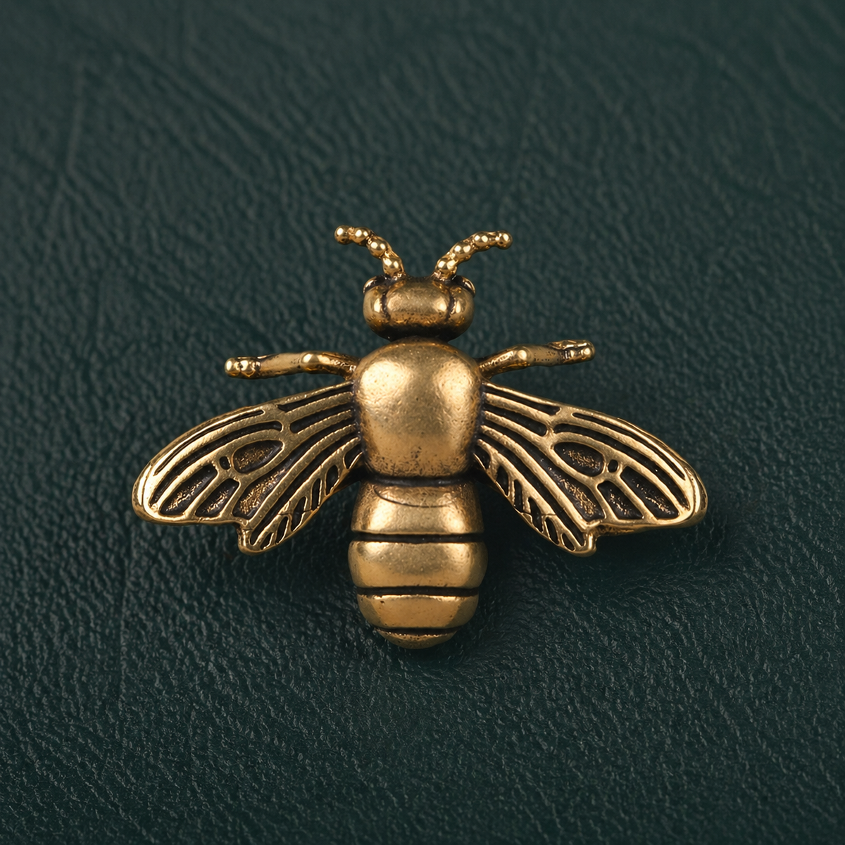 Antique Brass Honey Bee Figurine