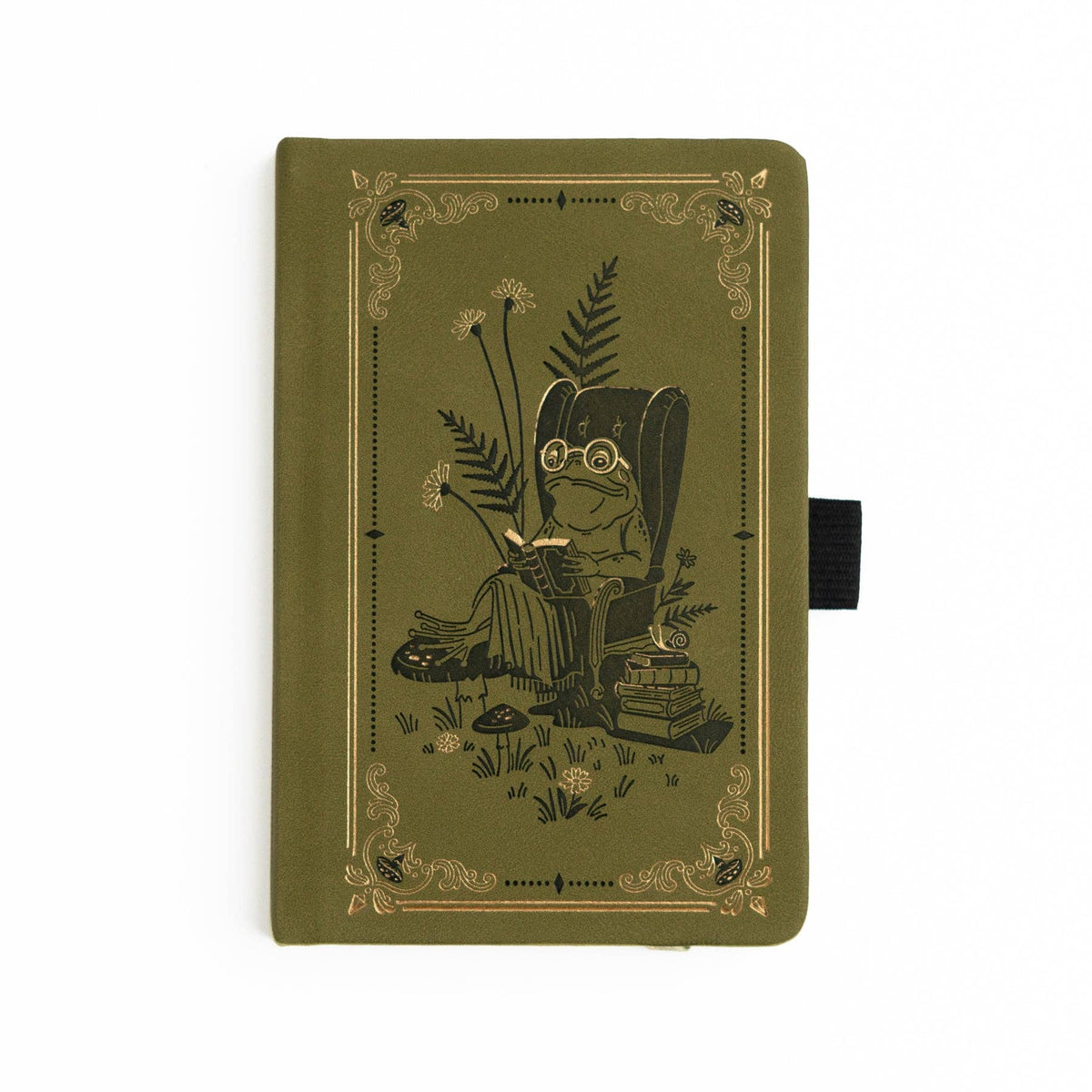 Literary Frog Dot Grid Pocket Journal