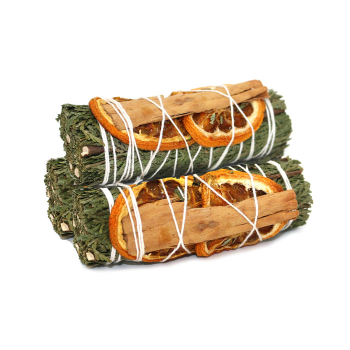 Cedar Herbal Bundle with Orange & Cinnamon