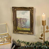 Vintage Irish Coast Framed Wall Art | Rugged Shores & Celtic Calm