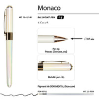 Pearlescent White Monaco Fine Point Soft Touch Pen, 0.5mm