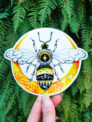 Blessed Bee Vinyl Sticker