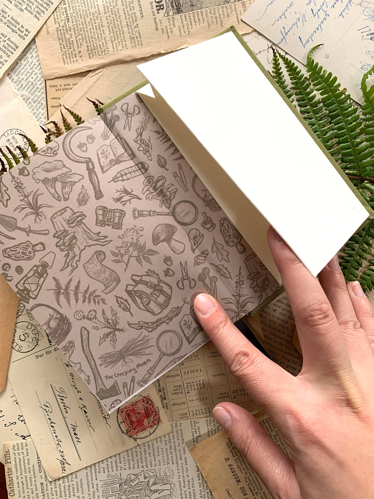 Forage Linen Bound Field Journal